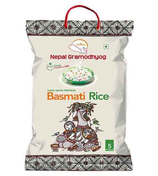 Nepal Gramodhyog Long Grain Premium Basmati Rice 5 kg